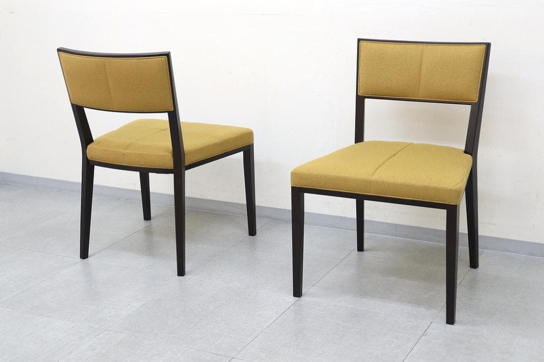 A②2脚セット 美品 TIME&STYLE ダイニングチェア 椅子 旭川家具