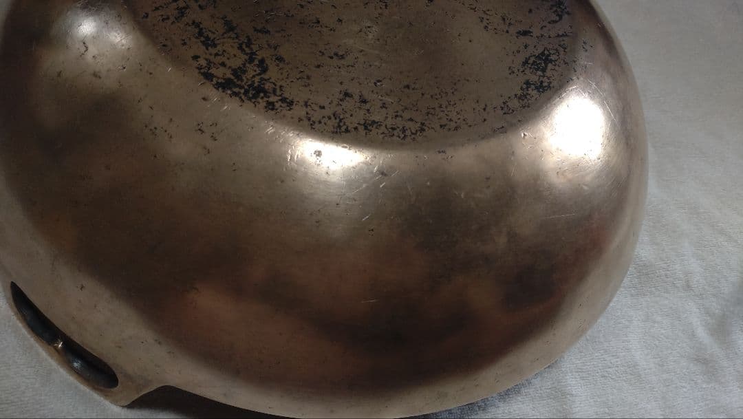 砲金製　天ぷら鍋　39cm　銅鍋
