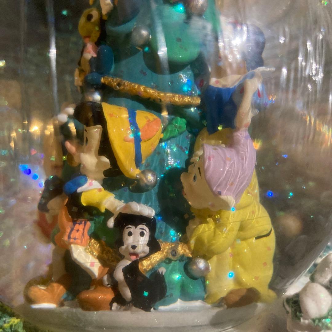 ディズニー　スノーグローブ　スノードーム　オルゴール