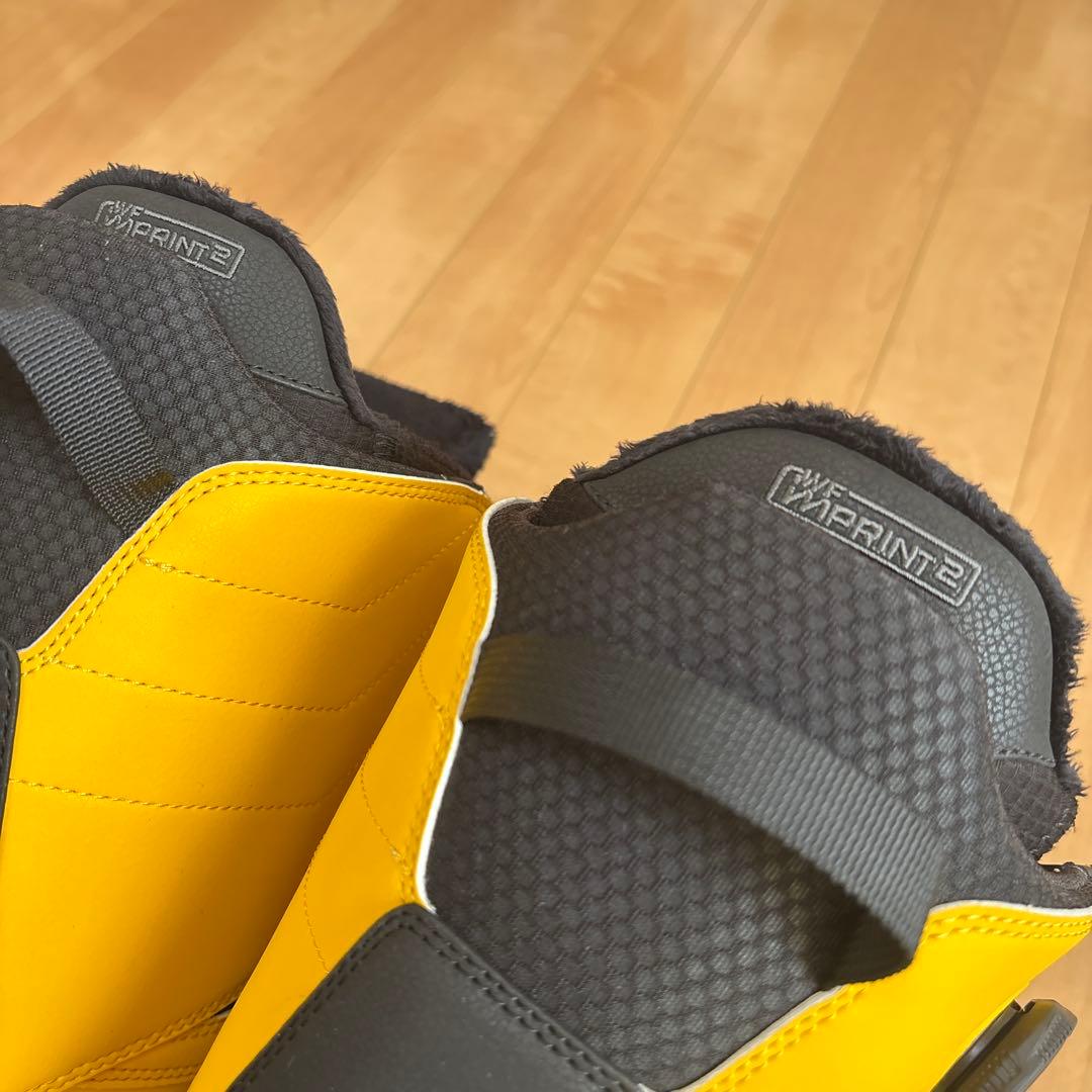 バートン　スノーボードブーツ　ルーラー ボア ワイド ゴールデンロッド