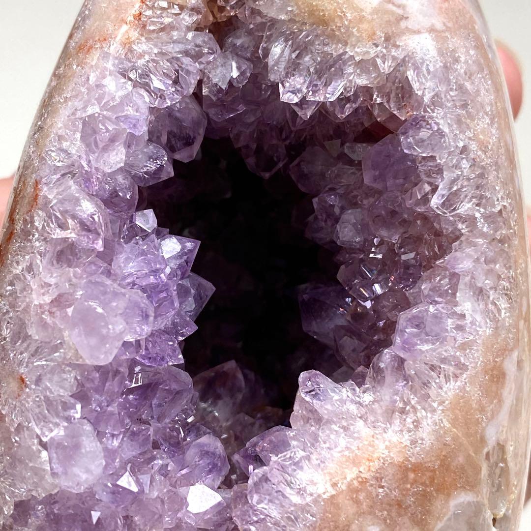 【 天然石 ピンクアメジスト アメジスト 原石 ドゥルージー ドーム B 】