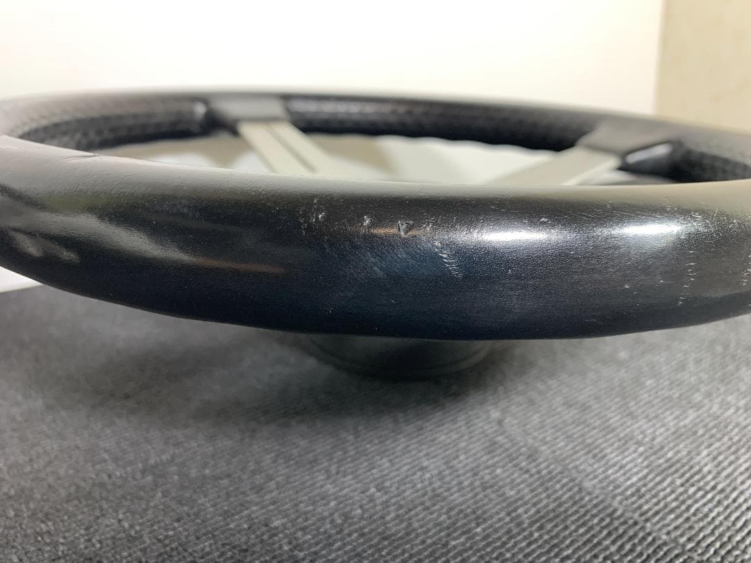 ナルディ クラシック シルバースポーク 33φ レザー 新品ホーンボタン付