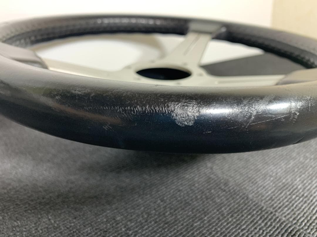 ナルディ クラシック シルバースポーク 33φ レザー 新品ホーンボタン付