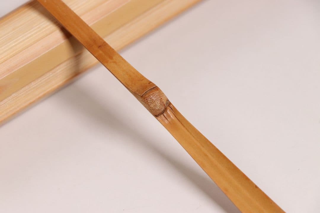 【CM97】大徳寺派第十五代管長 高田明浦(嶺雲) 銘「無事」竹茶杓 西川楳玄