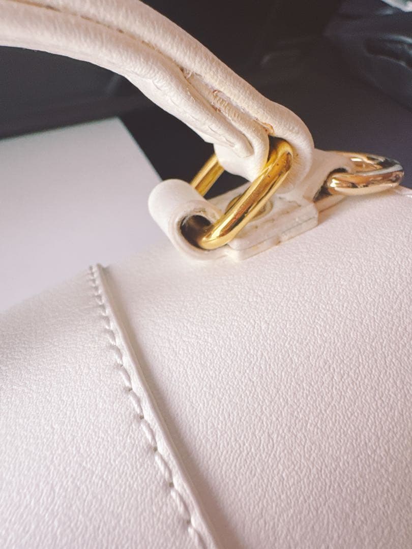 ダイアナ　DIANA かごバッグ ホワイト 2WAY