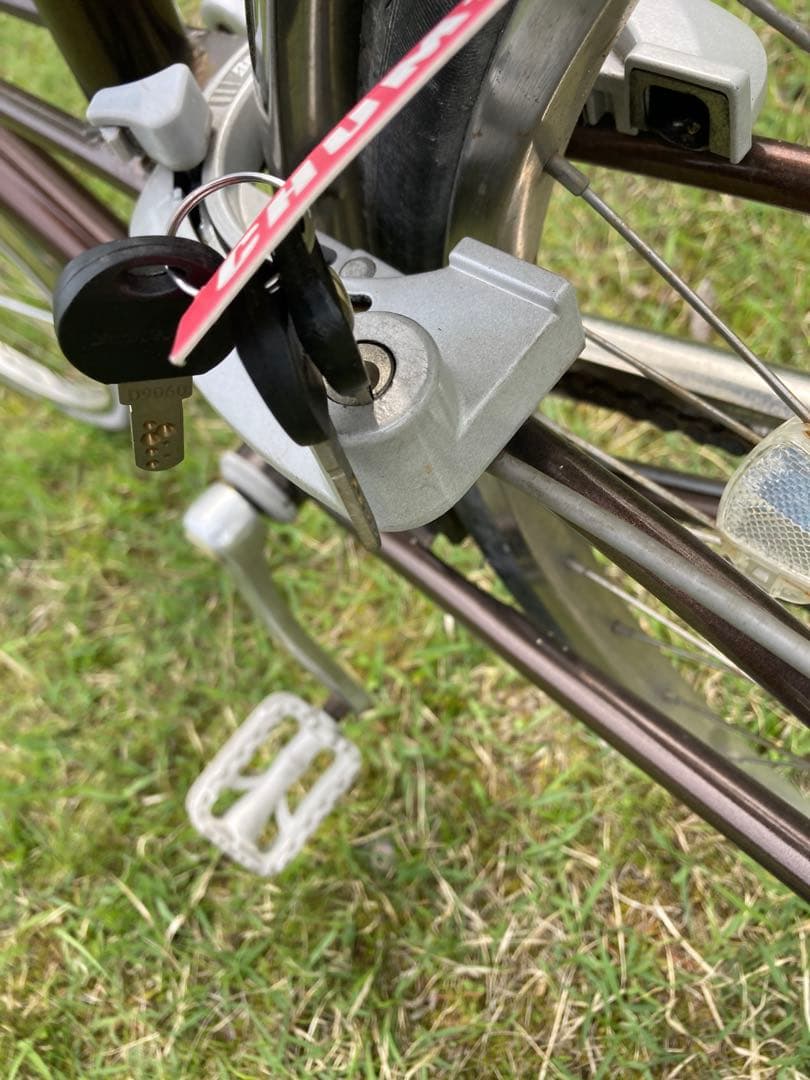 ブリヂストン　シティサイクル ブラウン 26インチ　自転車