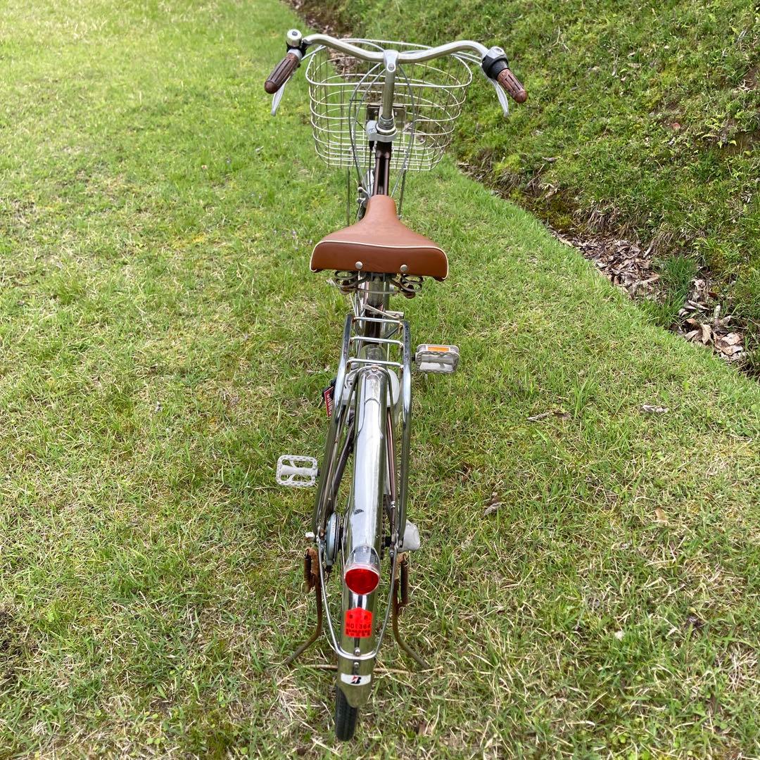 ブリヂストン　シティサイクル ブラウン 26インチ　自転車