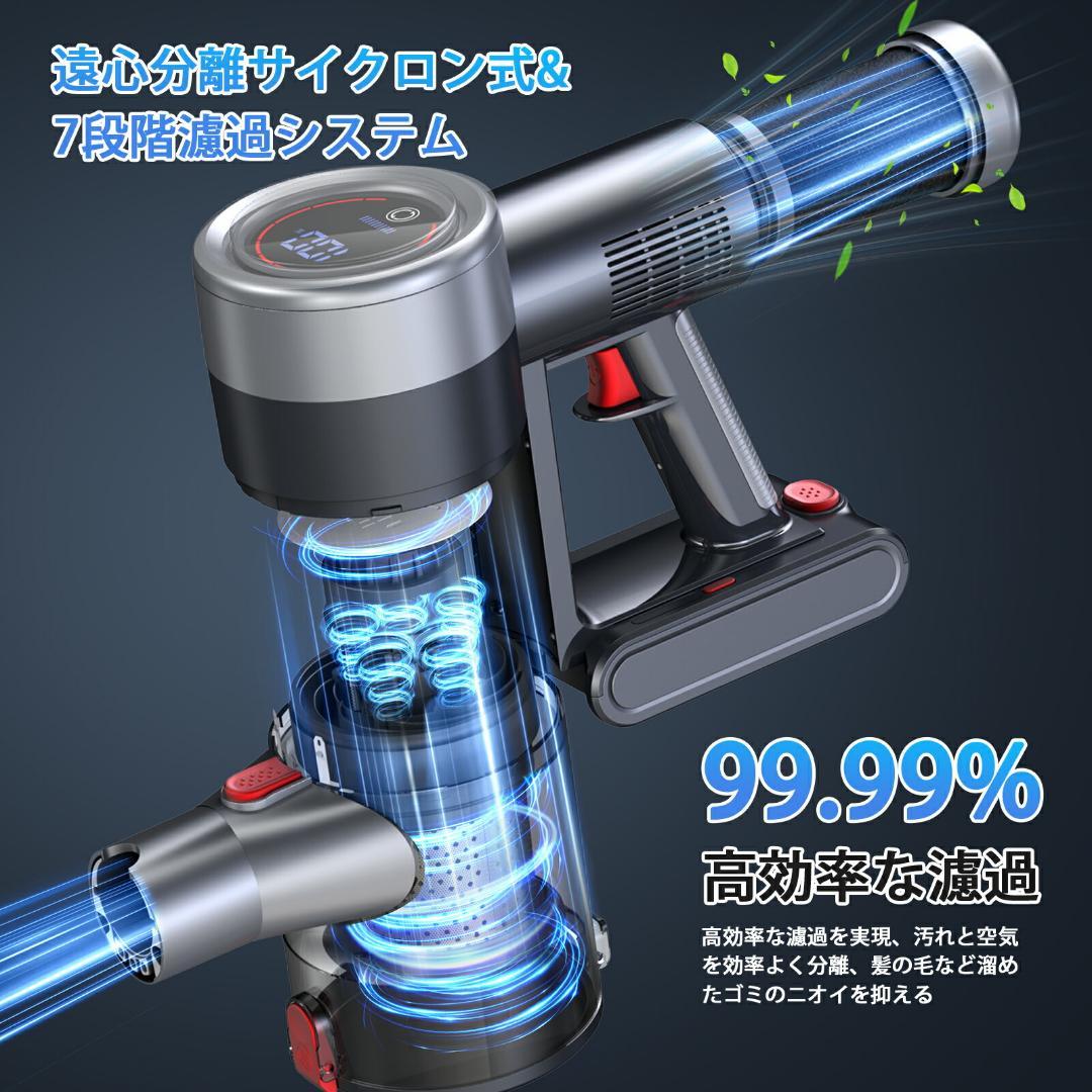 掃除機【吸引力完全進化60Kpa超強力!革新版グリーンLED
