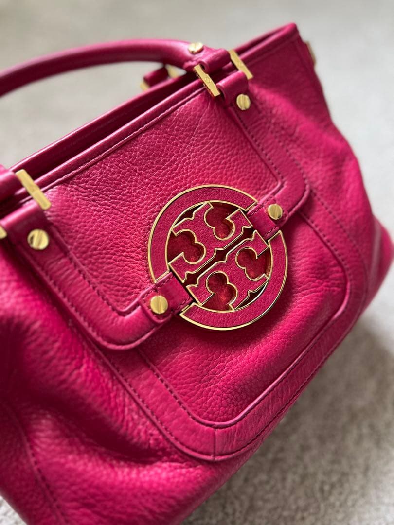 TORY BURCH トリーバーチ ハンドバッグ　ショルダーバッグ　ピンク