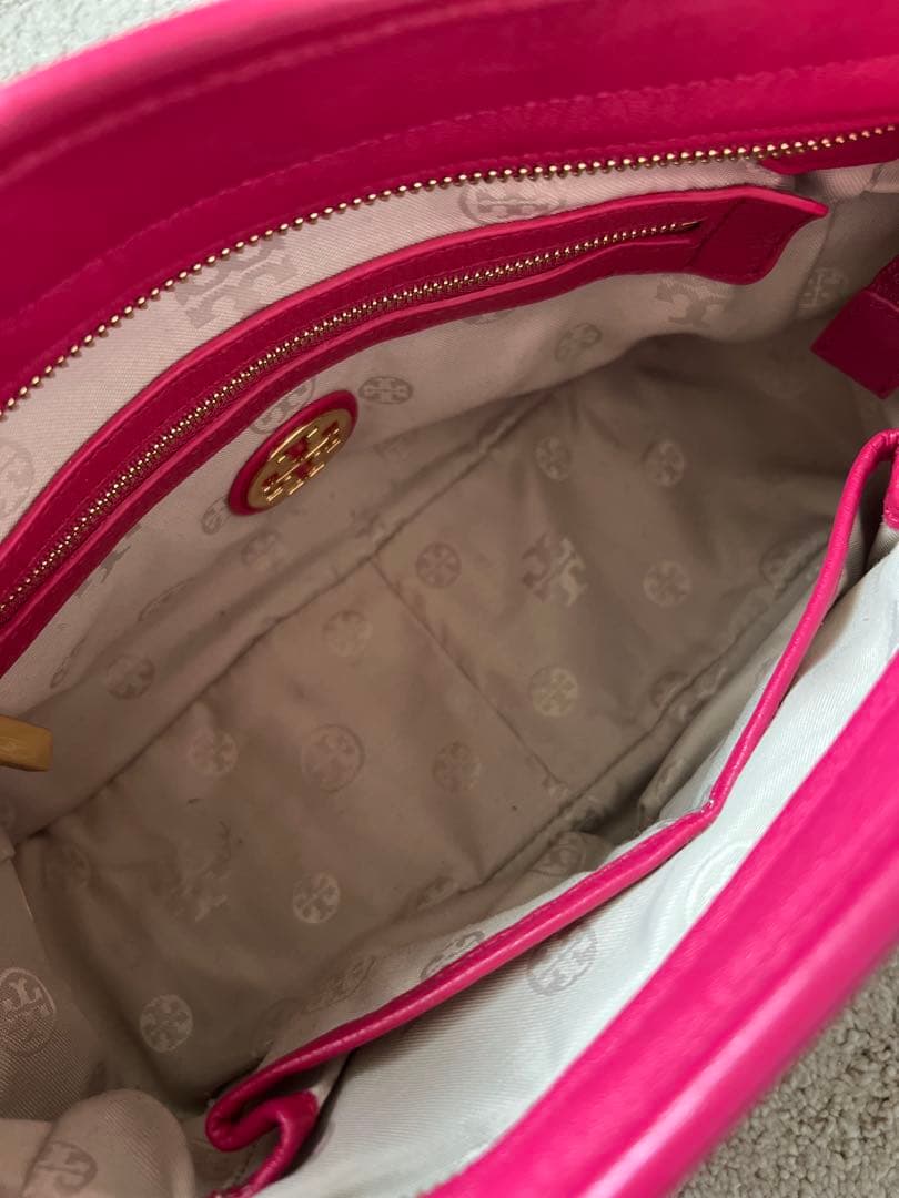 TORY BURCH トリーバーチ ハンドバッグ　ショルダーバッグ　ピンク