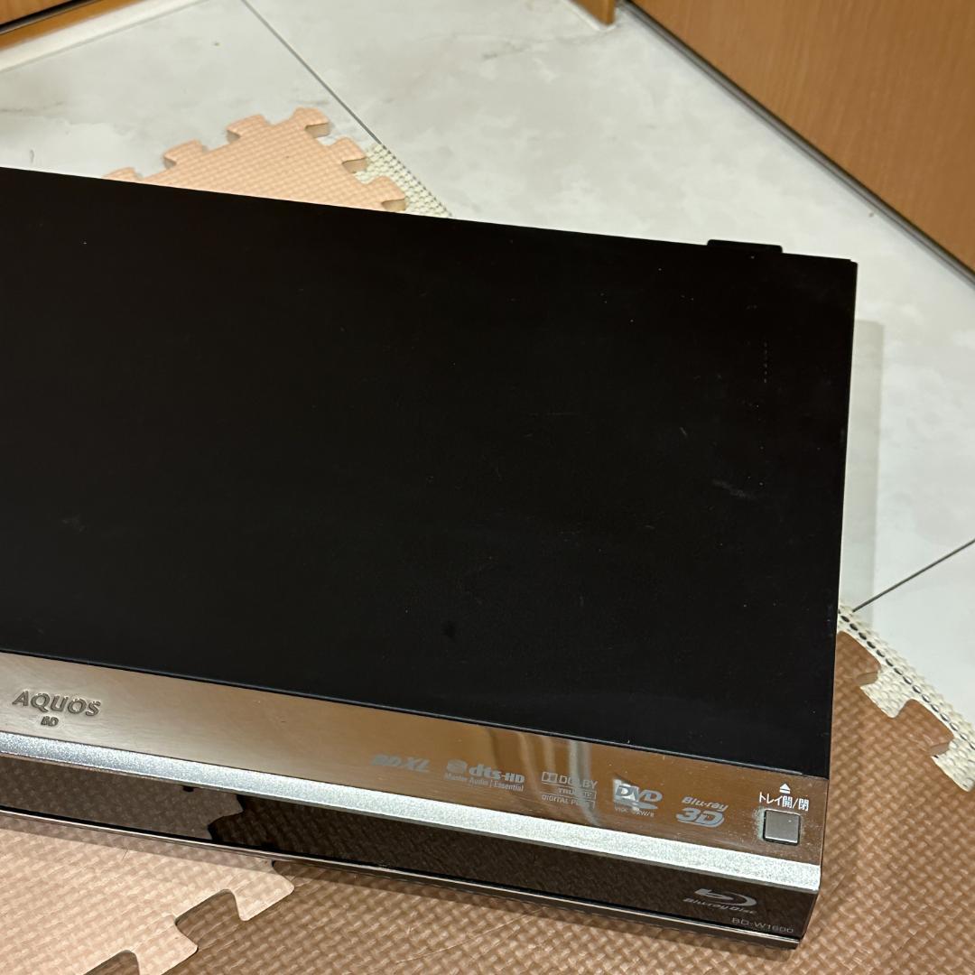 概ね美品 SHARP BD-W1600 ブルーレイレコーダー TB フルセット