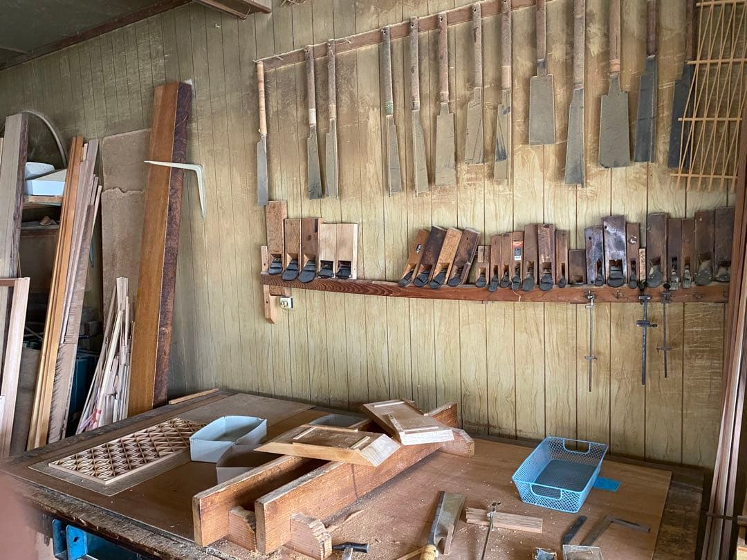 組子細工　衝立　パーテーション　伝統工芸品