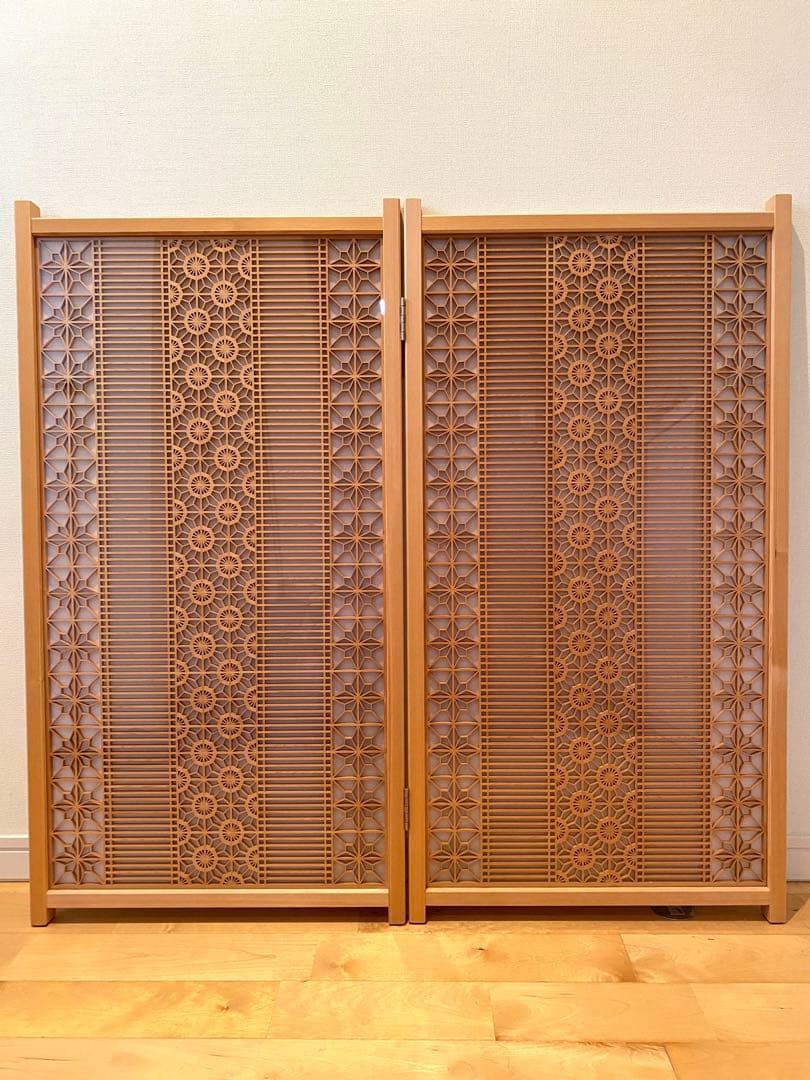 組子細工　衝立　パーテーション　伝統工芸品