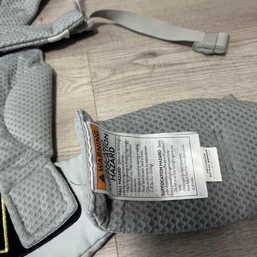 【美品】エルゴベビー　オムニブリーズ　抱っこ紐　パールグレー