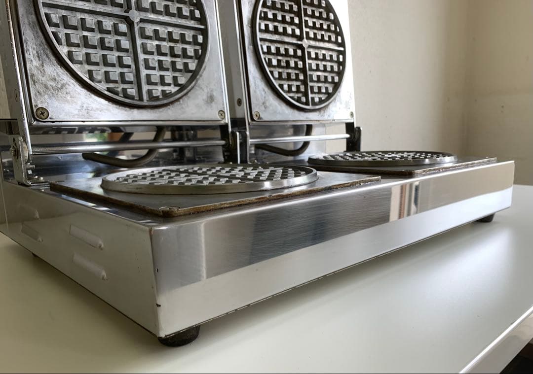 サンテック ワッフルベーカー プレート直径 175mm ST-2 業務用