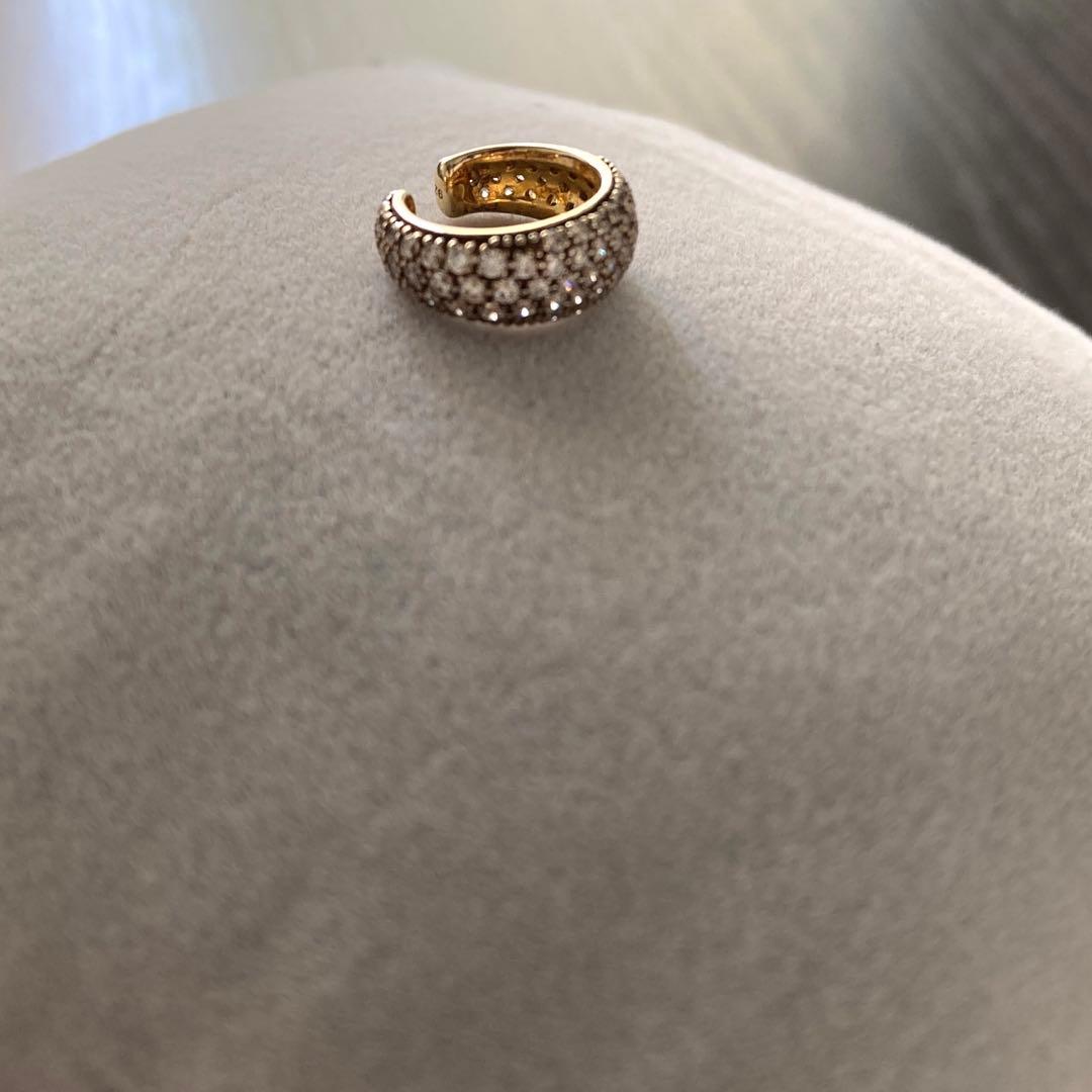 ☆試着のみ☆ 付属品あり　TOM WOOD EAR CUFF ジルコニア