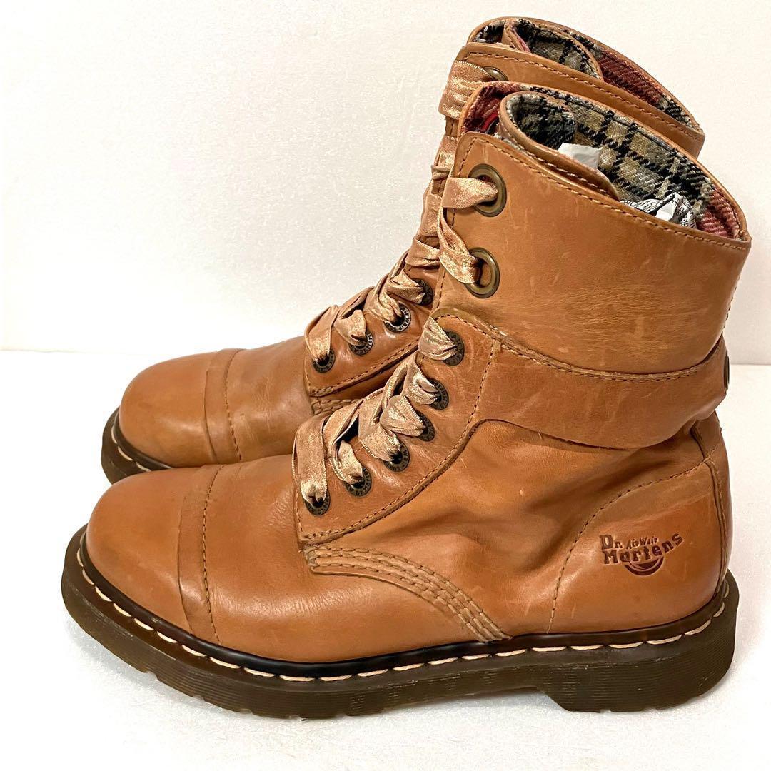 Dr.Martens ドクターマーチン 茶色 8ホールブーツ24.5 センチ