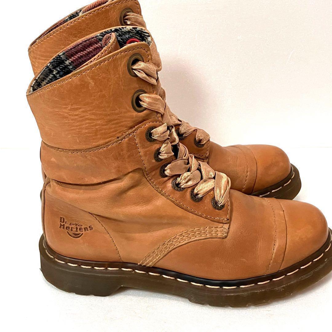 Dr.Martens ドクターマーチン 茶色 8ホールブーツ24.5 センチ