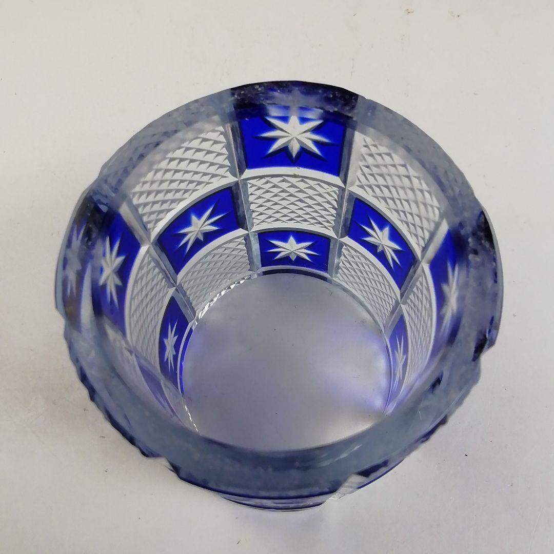 Ｗ１２６　蓋置　『義山　切子　蓋置』『星野工房 造』　共箱　茶道具