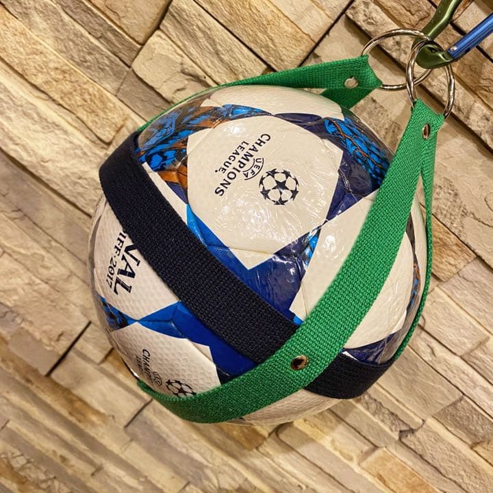 サッカーボールケース ボール入れ 上部リングタイプ ボールホルダー 持ち運び