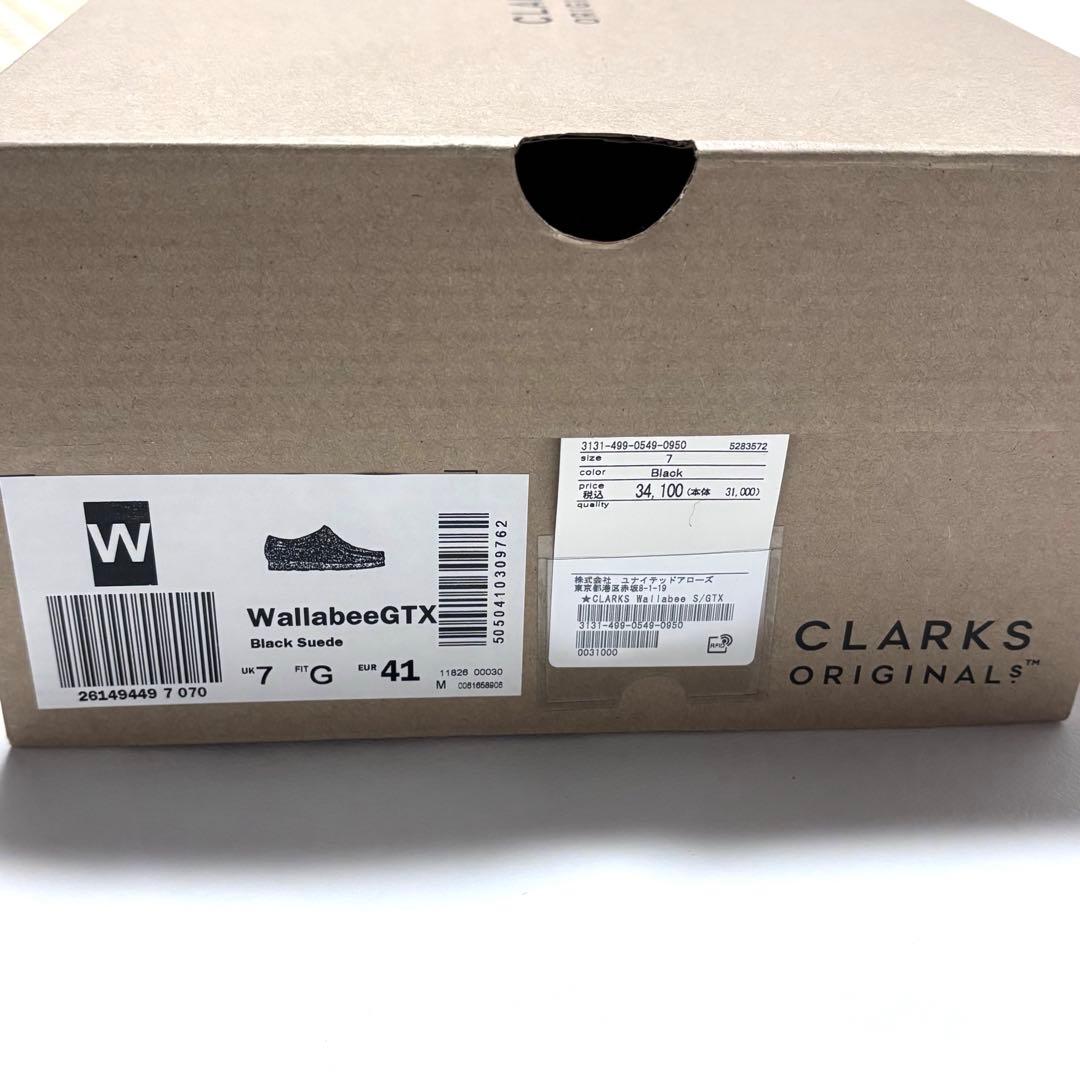 新品未使用 Clarks ワラビー ゴアテックス UK7 クラークス GTX
