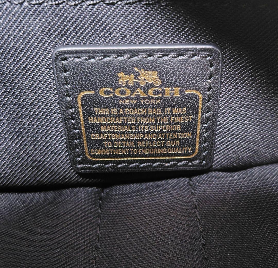 COACH スワッガー ショルダーバッグ ハンドバッグ コーチ ブラック