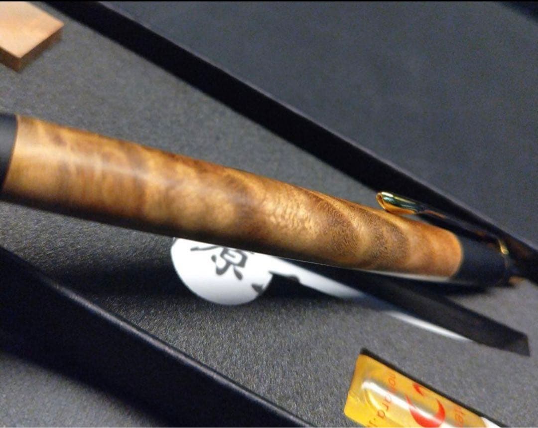 ほぼ新品　野原工芸 シャープペンシル★マーブルウッド