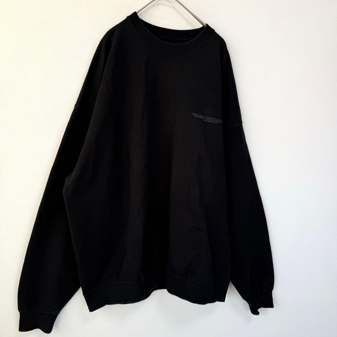 【超人気✨】Y-3 ワイスリー 背面ビッグロゴ スウェット 黒 近年モデル L