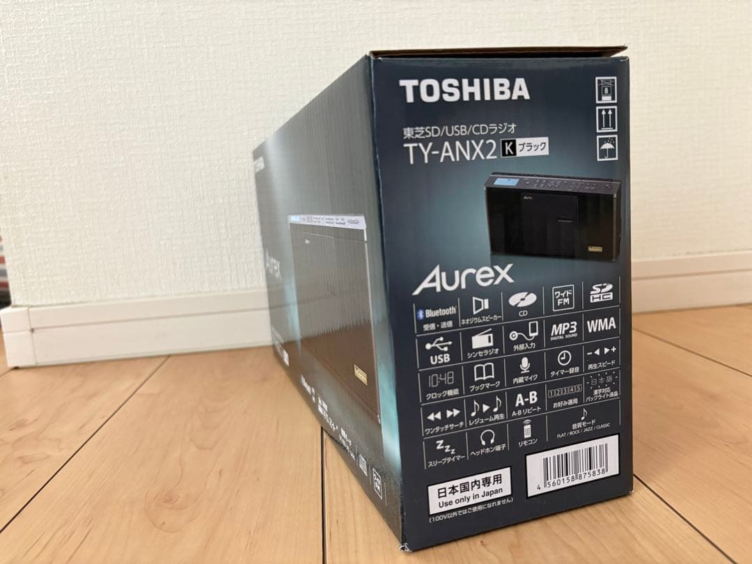 ✳︎値下げしました✳︎東芝CDラジオ Aurex TY-ANX2 Bluetooth