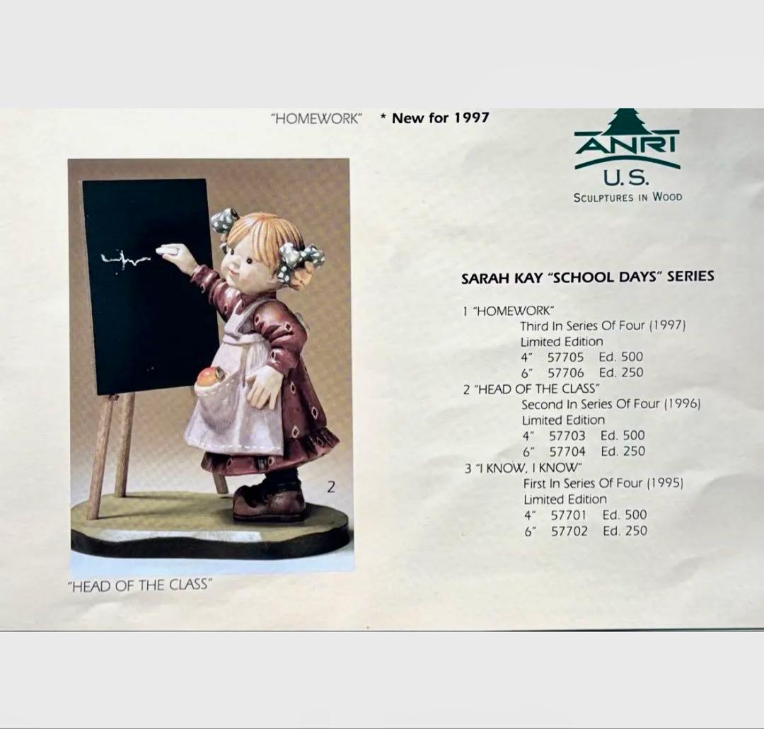 アンリ人形　サラ・ケイ◆希少◆ 18.5㎝【Head of the Class】