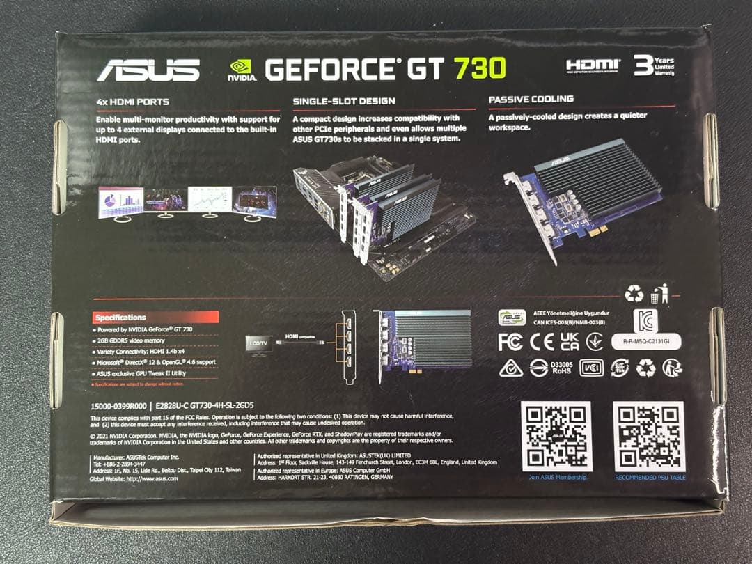 ASUS GT730-4H-SL-2GD5 ②