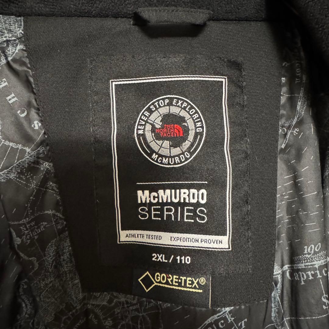 ノースフェイス マクマード ロングダウンジャケット ダウンコート ブラック ゴア