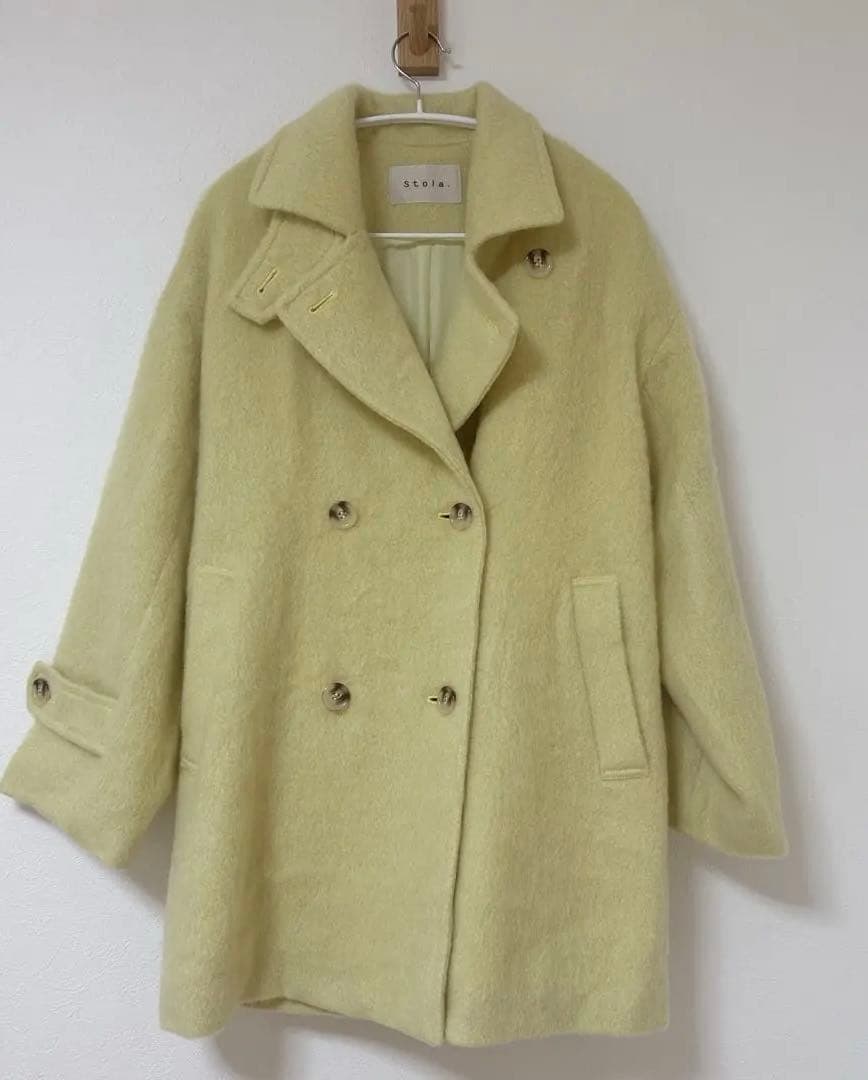 Stola. シャギーラペルコート