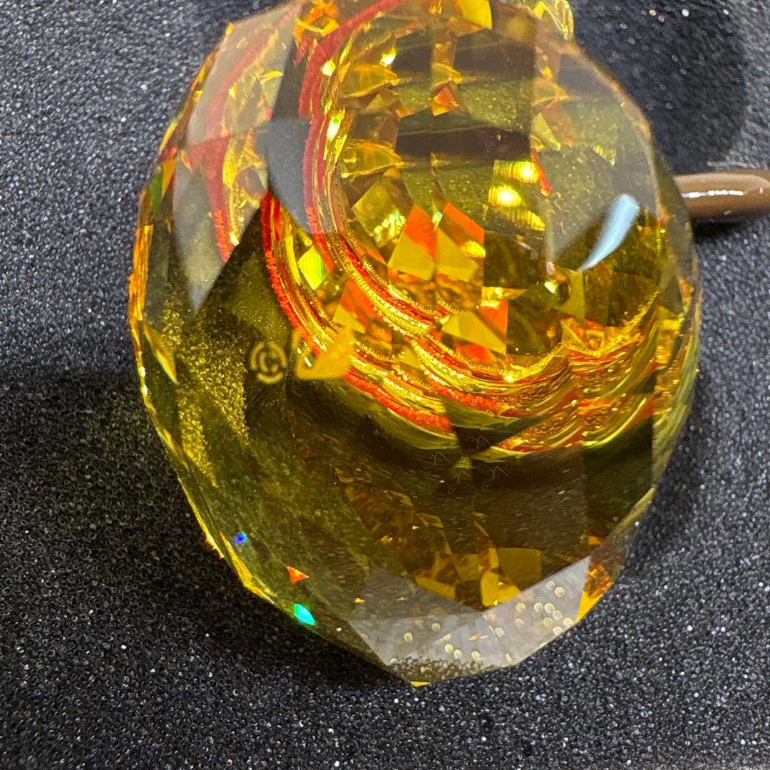 スワロフスキー クリスタル アヒル 置物 サンタ トナカイ