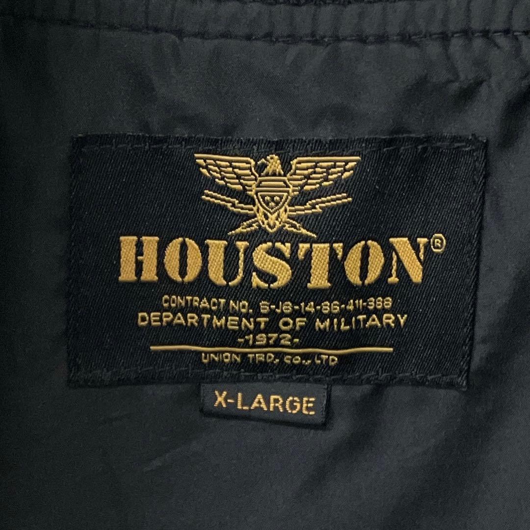 ヒューストン ウールジャケット スタジャン 黒 XL 8