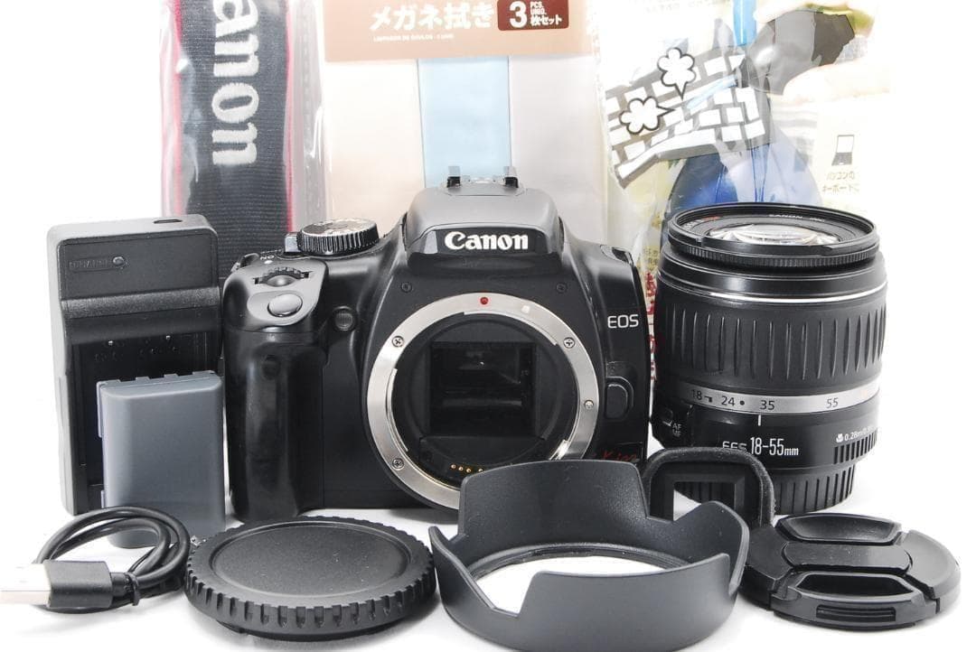 Canon kiss X 一眼レフカメラ お手頃価格 シングルレンズセット