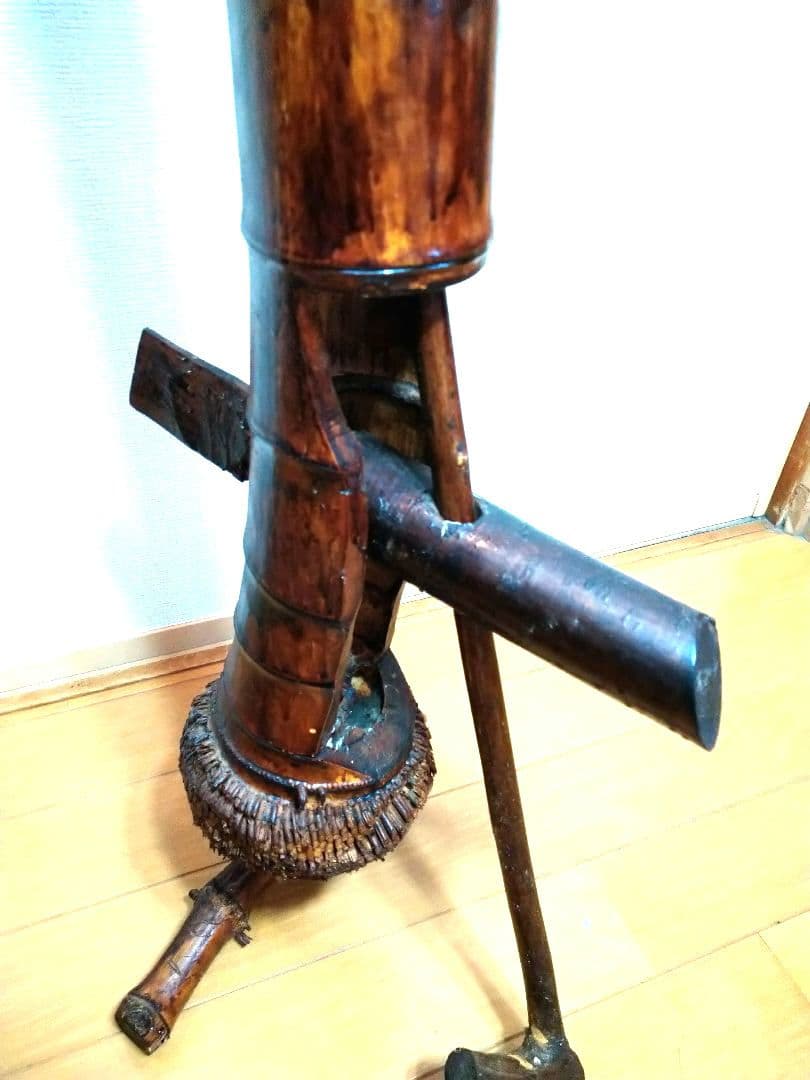 ♦【希少】超レアな【一点物】♦【高級】特大ロング【自在鉤】♦コレクション◆民芸品