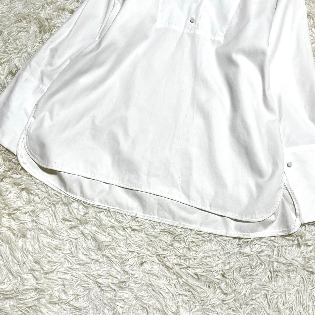 25AW イエナ セイラーカラードレスシャツ ホワイト