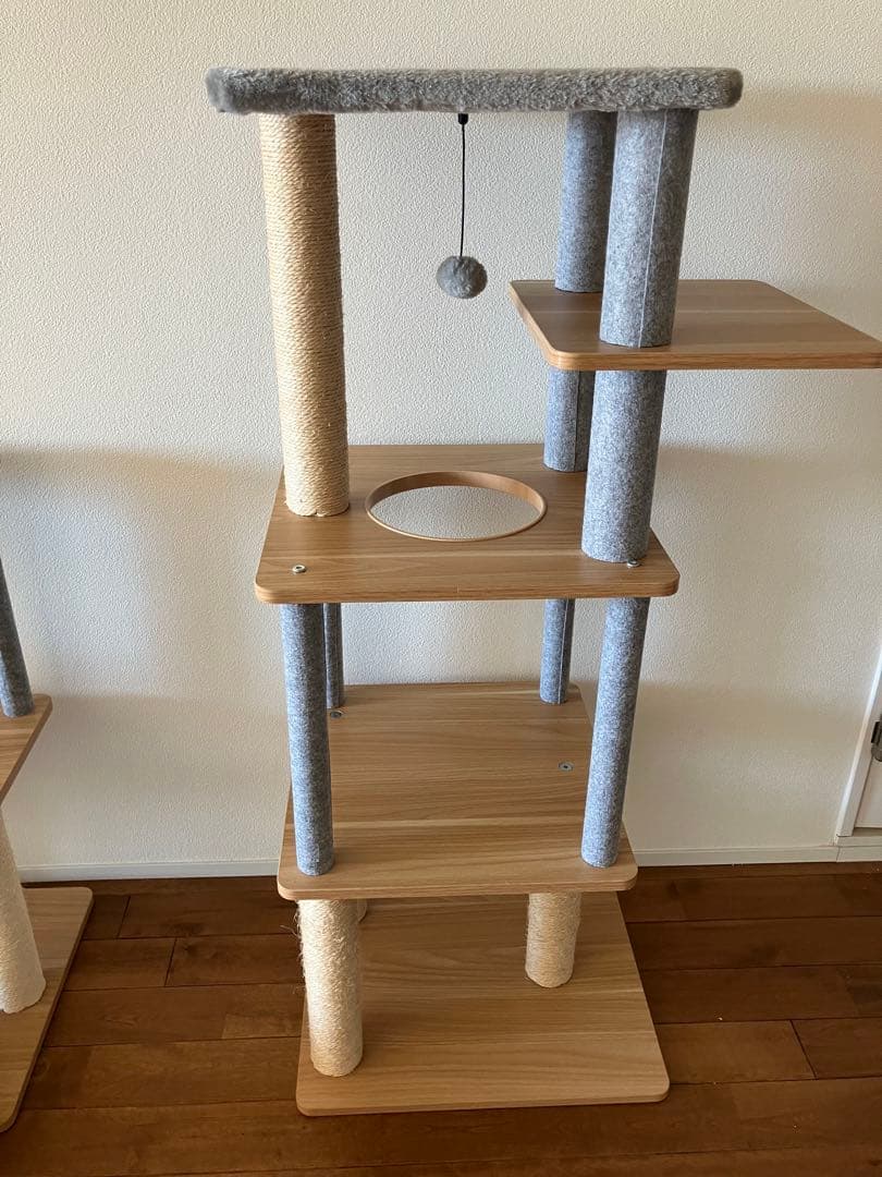 キャットタワー　２点　据え置き　爪とぎ　キャットハウス
