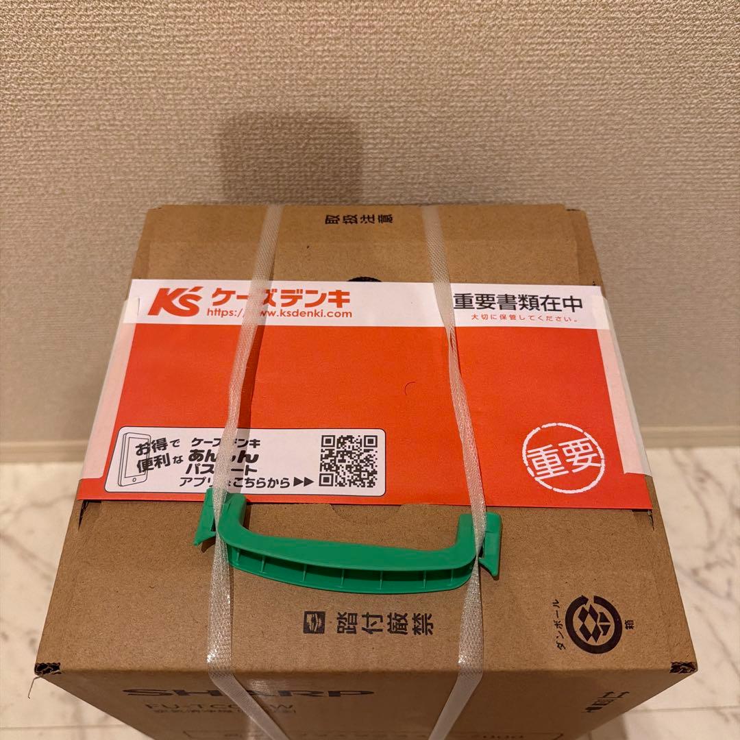 SHARP FU-TC01-W 空気清浄機　高濃度プラズマクラスター7000