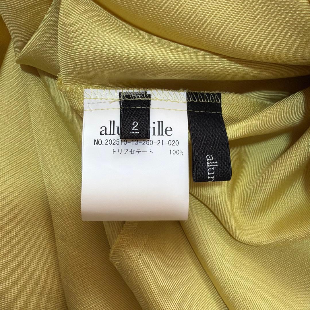 アルアバイル♡スカーフネックブラウス イエロー サイズ2