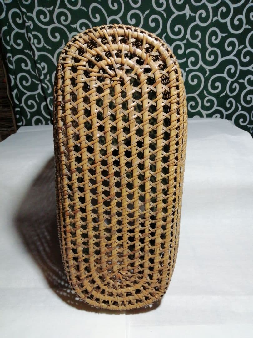 ♪昔の竹編み手提げバック