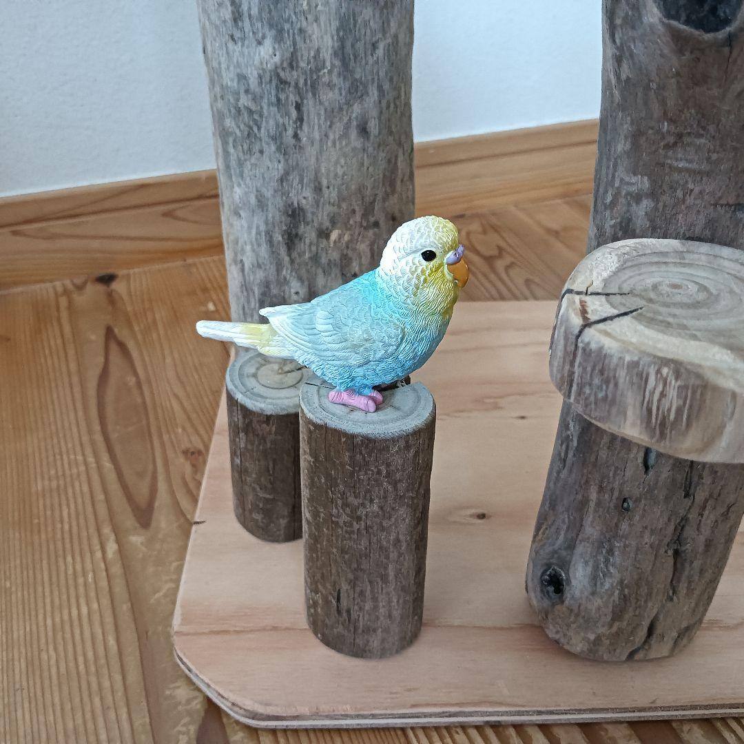 バードアスレチックジム大型 ③ 天然木 自然木 流木 インコ おもちゃ