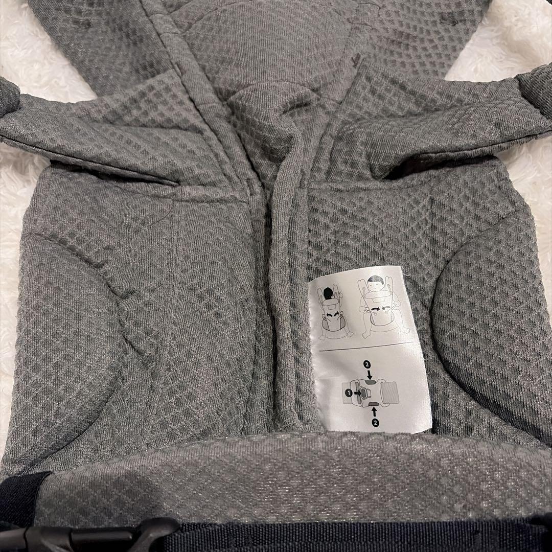 エルゴベビー 美品✨オムニブリーズ　抱っこ紐 グラファイトグレー　メッシュ新生児