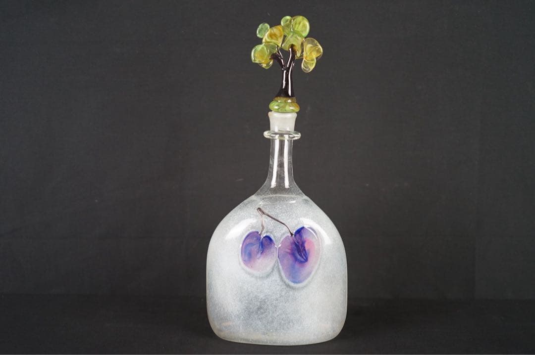 【MURANO】1990年代 ツリーストッパー付 デキャンタ ムラーノ ガラス