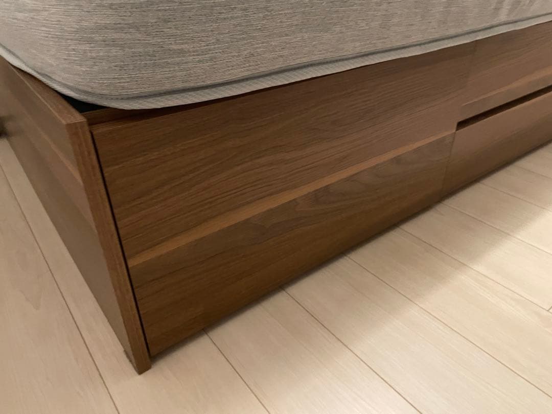 ニトリ シングル フレーム 収納付き