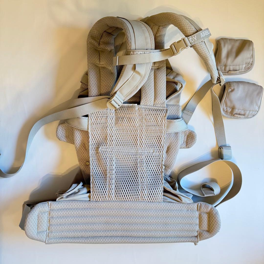 AIRBUGGY A.B.C. COMFO 抱っこ紐 サンドアッシュ