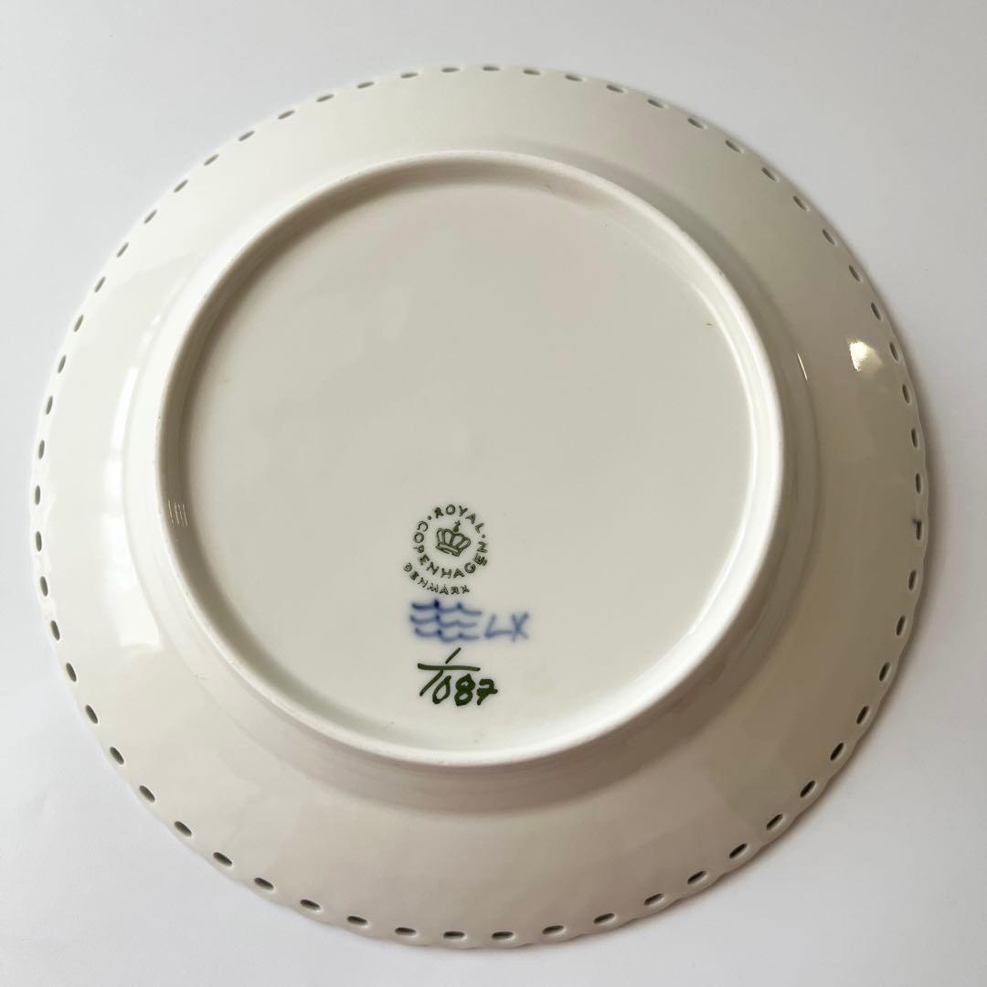 ロイヤルコペンハーゲン ブルーフルーテッド フルレース プレート3枚②