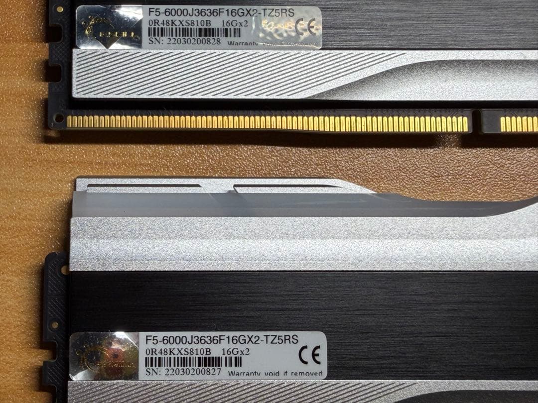 メモリー G.SKILL TRIDENT Z5 RGB DDR5 32GB 6000MHz