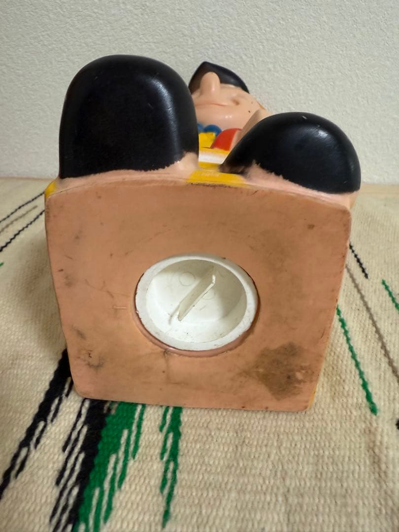 ピノキオ　貯金箱　アメトイ　ソフビ　ビンテージ　ディズニー　アメリカン雑貨